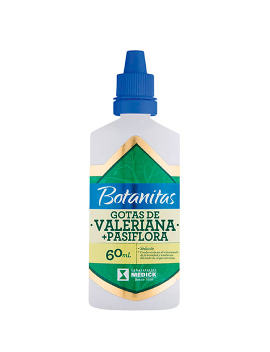 Recipiente Gotas de Valeriana + Pasiflora